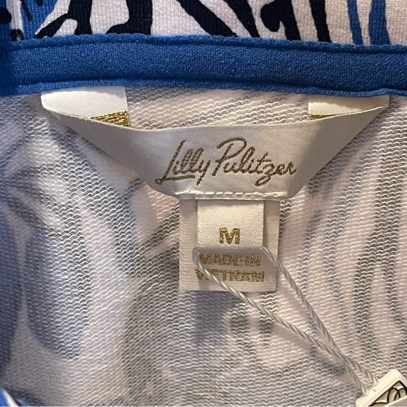 Lilly Pulitzer Skipper Popover Pandarama Size M - Picture 5 of 7
